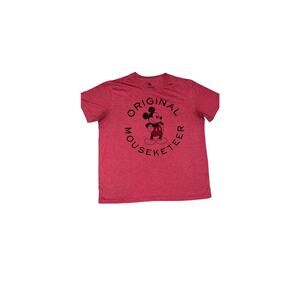 Disney Store Mickey "Original Mouseketeer" Red T-Shirt Adult Size‎ XL